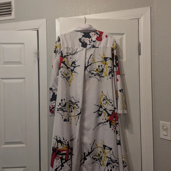 Step In Style Multicolor Abstract Print Blouse - Picture 9 of 10